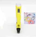 Pen printing drawing 3D  stereoscopic
