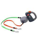Retractable Dual Pet Dog Walking
