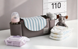 Multifunctional changing bag for baby's stroller
